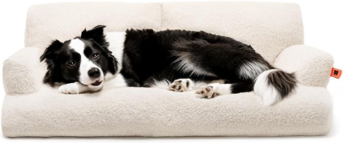 MEWOOFUN Washable Small Dog Bed - 25.6x19.7x7.9 Inch Waterproof Pet Bed With Removable Cover & Non-Slip Bottom For Puppies (Option: WP161)